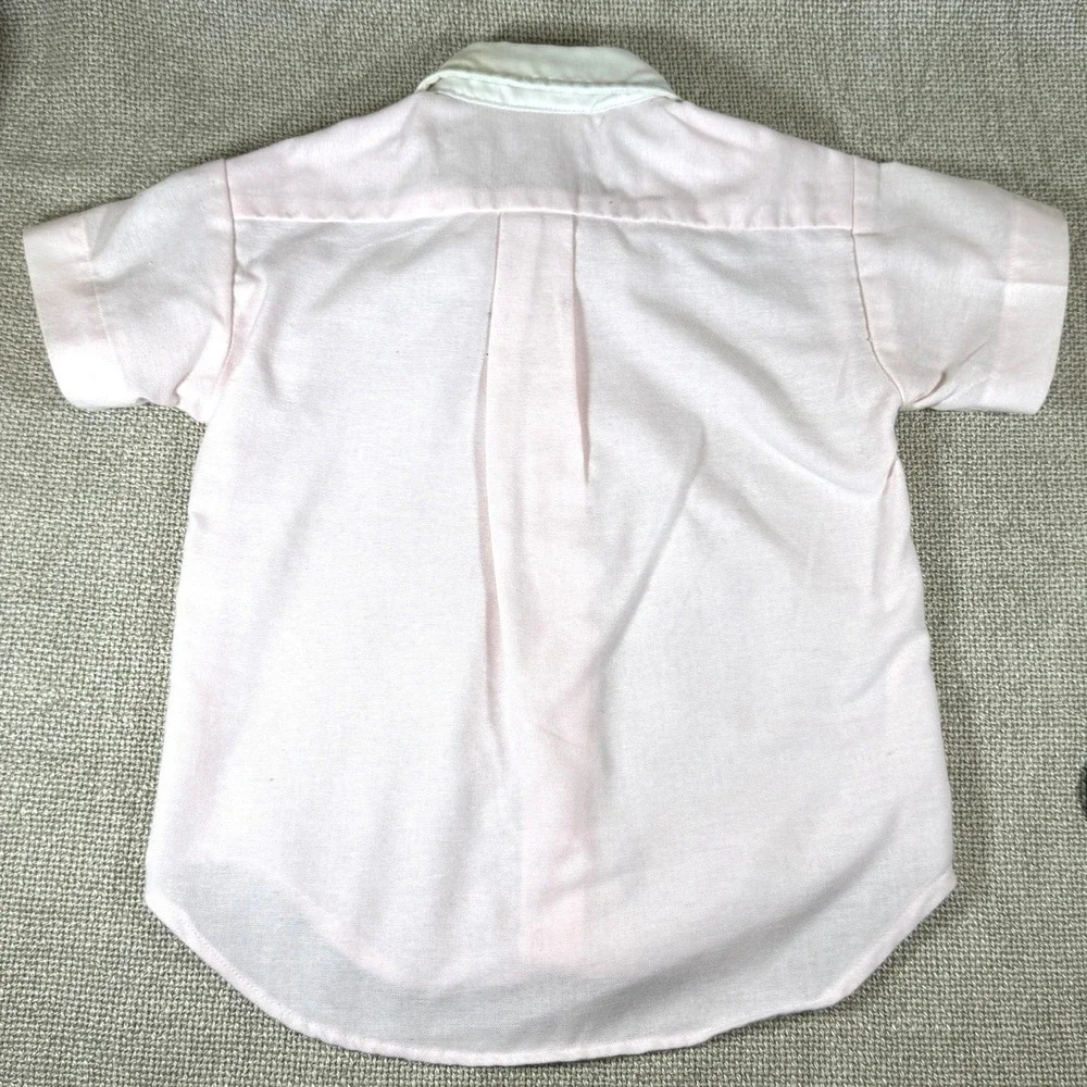 Vintage Kitestrings Baby 2pc Set‎ Plaid Sweater Vest Button Down Shirt Preppy